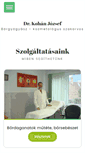 Mobile Screenshot of borgyogyaszat.com